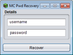 Minecraft lastlogin password decoder/recovery - Minecraft Tools